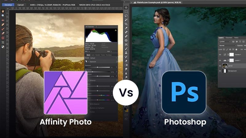 Affinity Photo vs. Adobe Photoshop: что выбрать для профессиональной обработки фото?