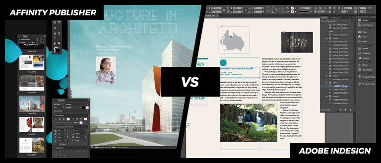 Affinity Publisher vs. Adobe InDesign: что лучше для публикации документов?
