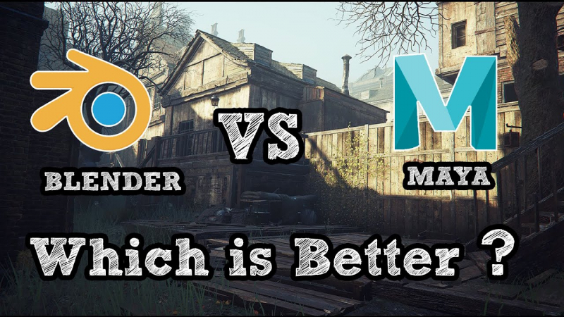 Autodesk Maya vs. Blender: что лучше для 3D-анимации?